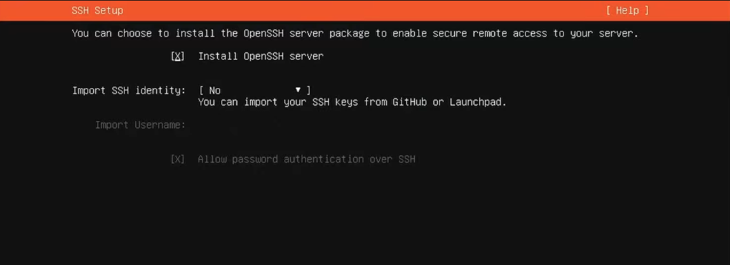 Ubuntu SSH Install